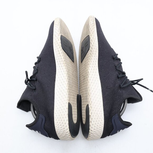 Adidas Trainers Pharrell Williams Tennis Hu Men's Size 10.5 Black Knit Sneakers - Picture 6 of 9